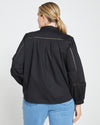 Saint-Honore Poplin Blouse - Black