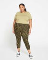 Next-to-Naked Cropped Legging - Matcha Latte Swirl