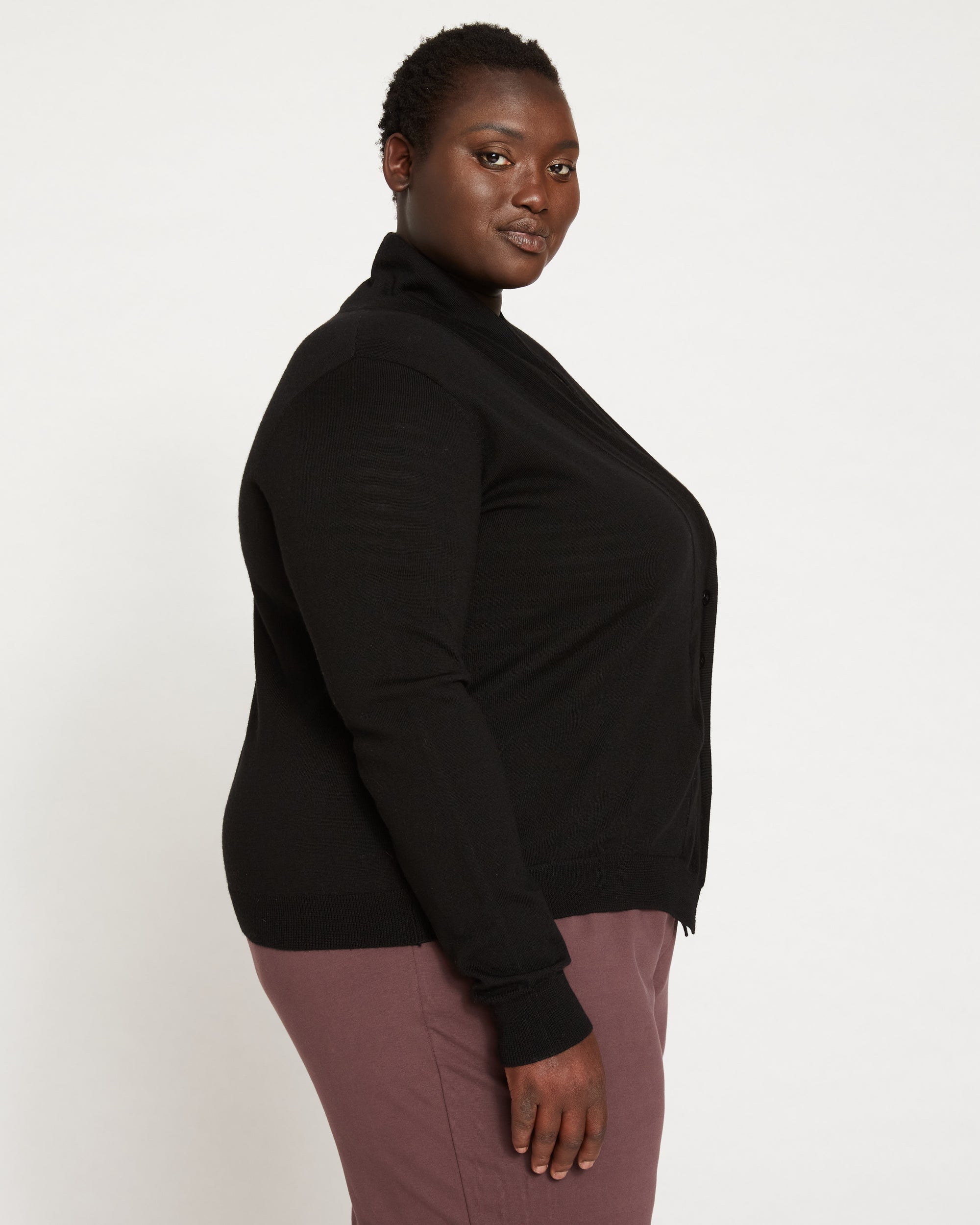 Curve Cardi - Black