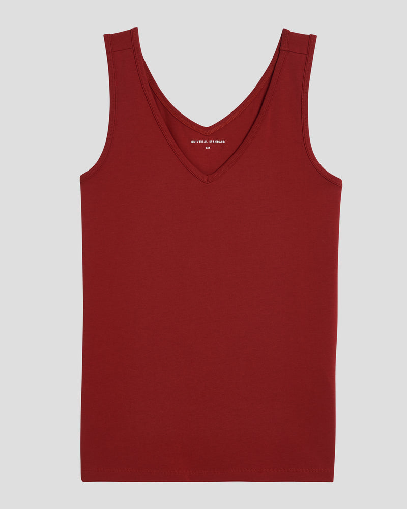 Double V Tank - Red