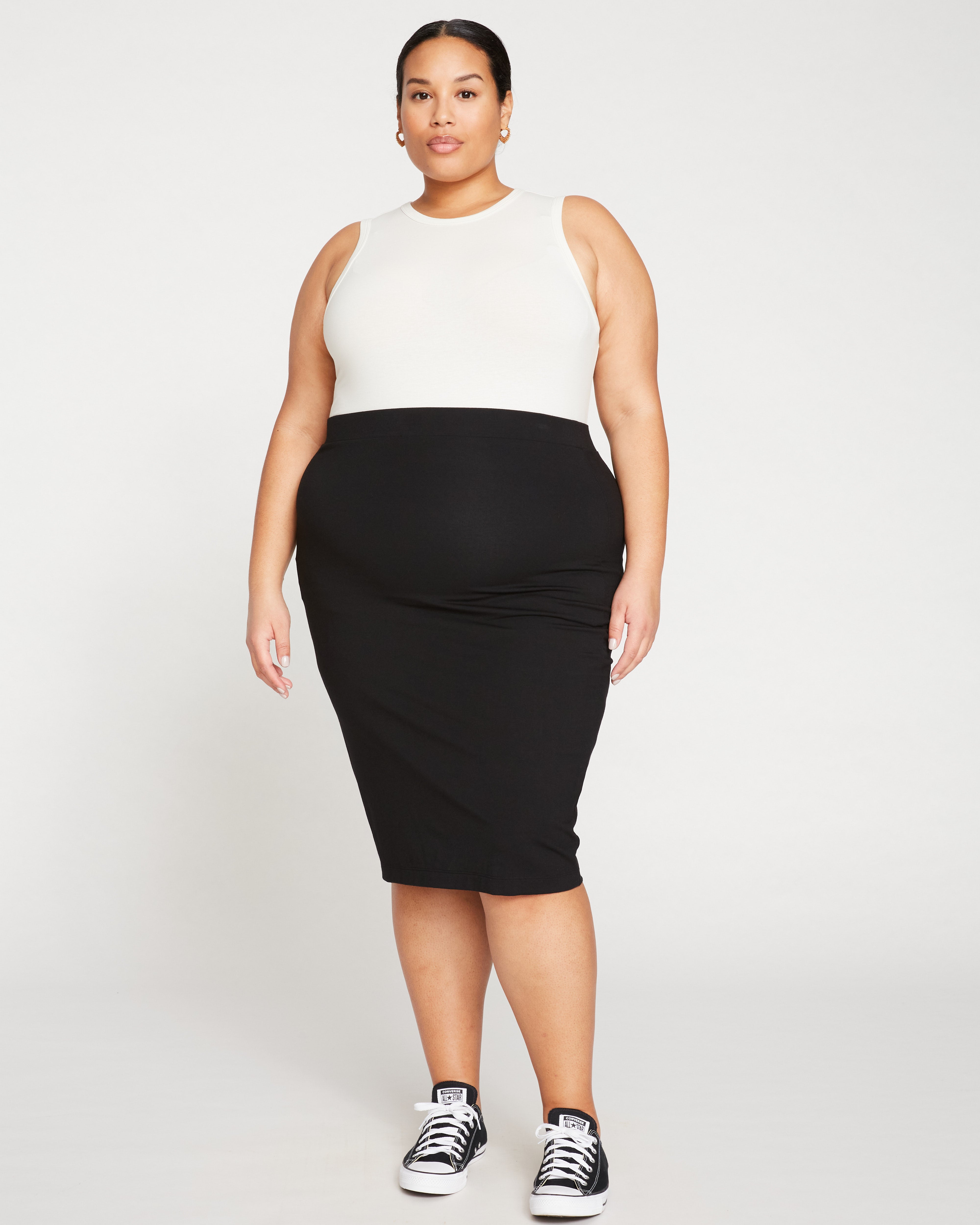 Danube Jersey Skirt - Black – Universal Standard