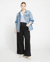 Carrie High Rise Wide Leg Jeans - Black