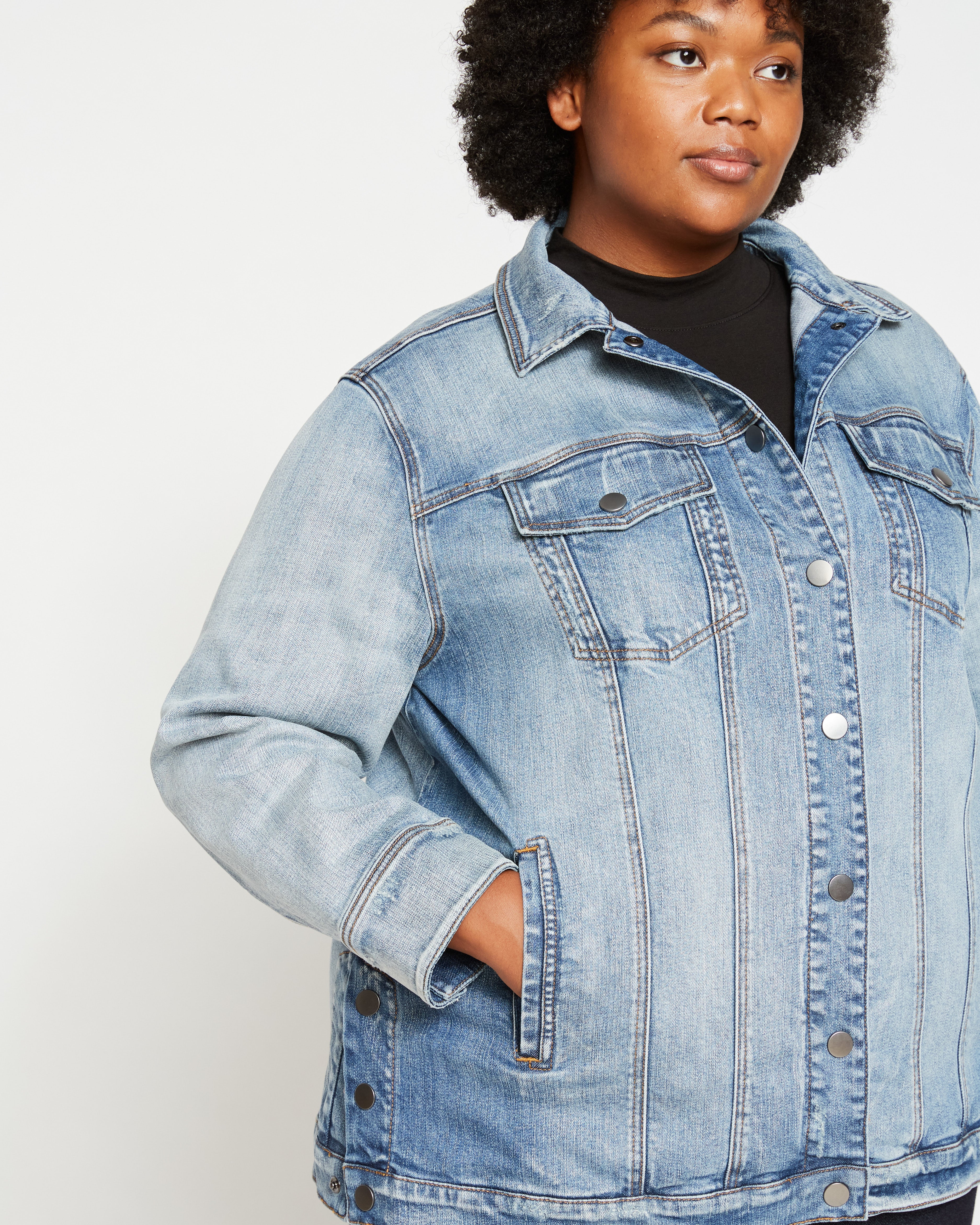 Denim Chore Jacket - Light Blue – Universal Standard