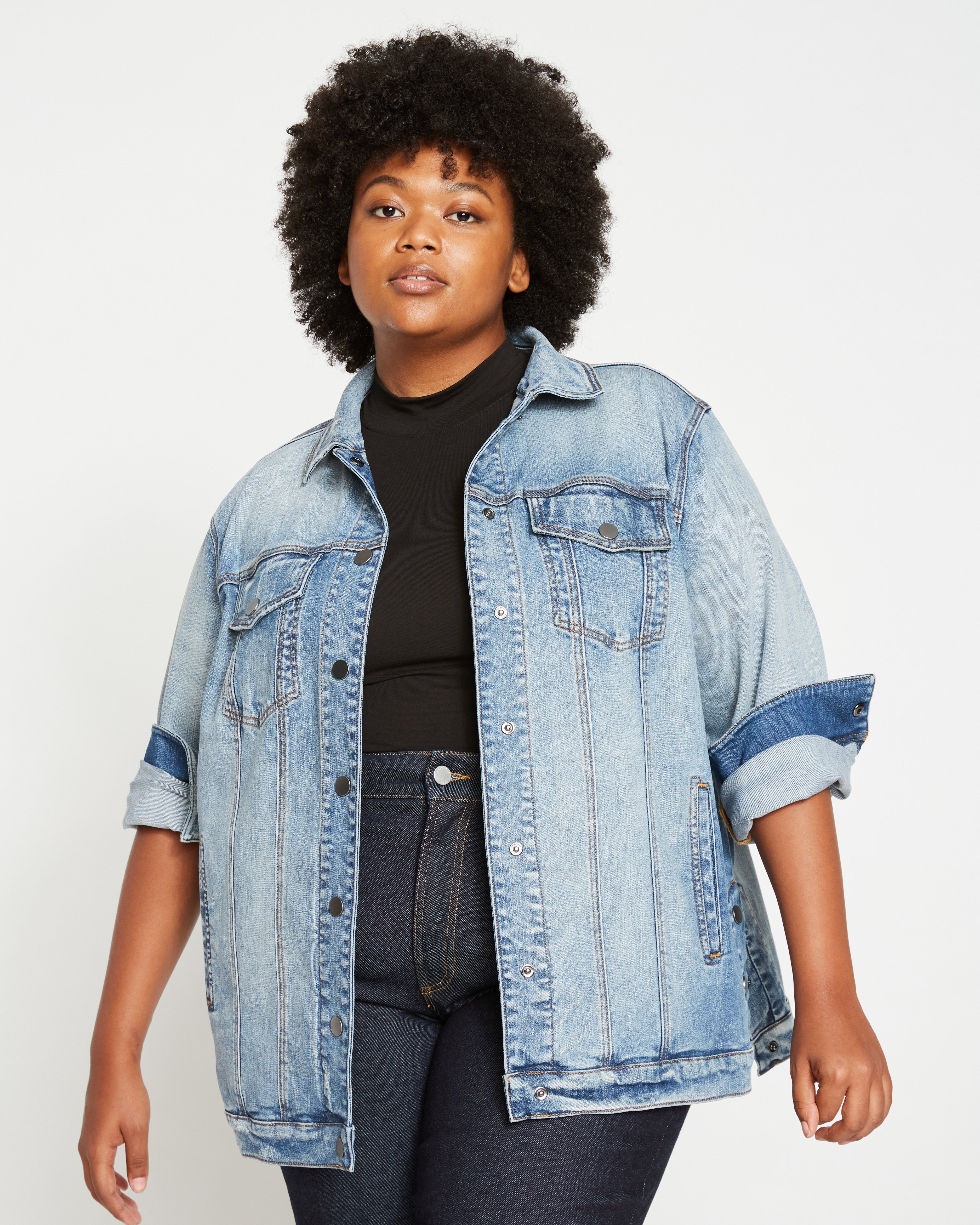 Denim Chore Jacket - Light Blue – Universal Standard