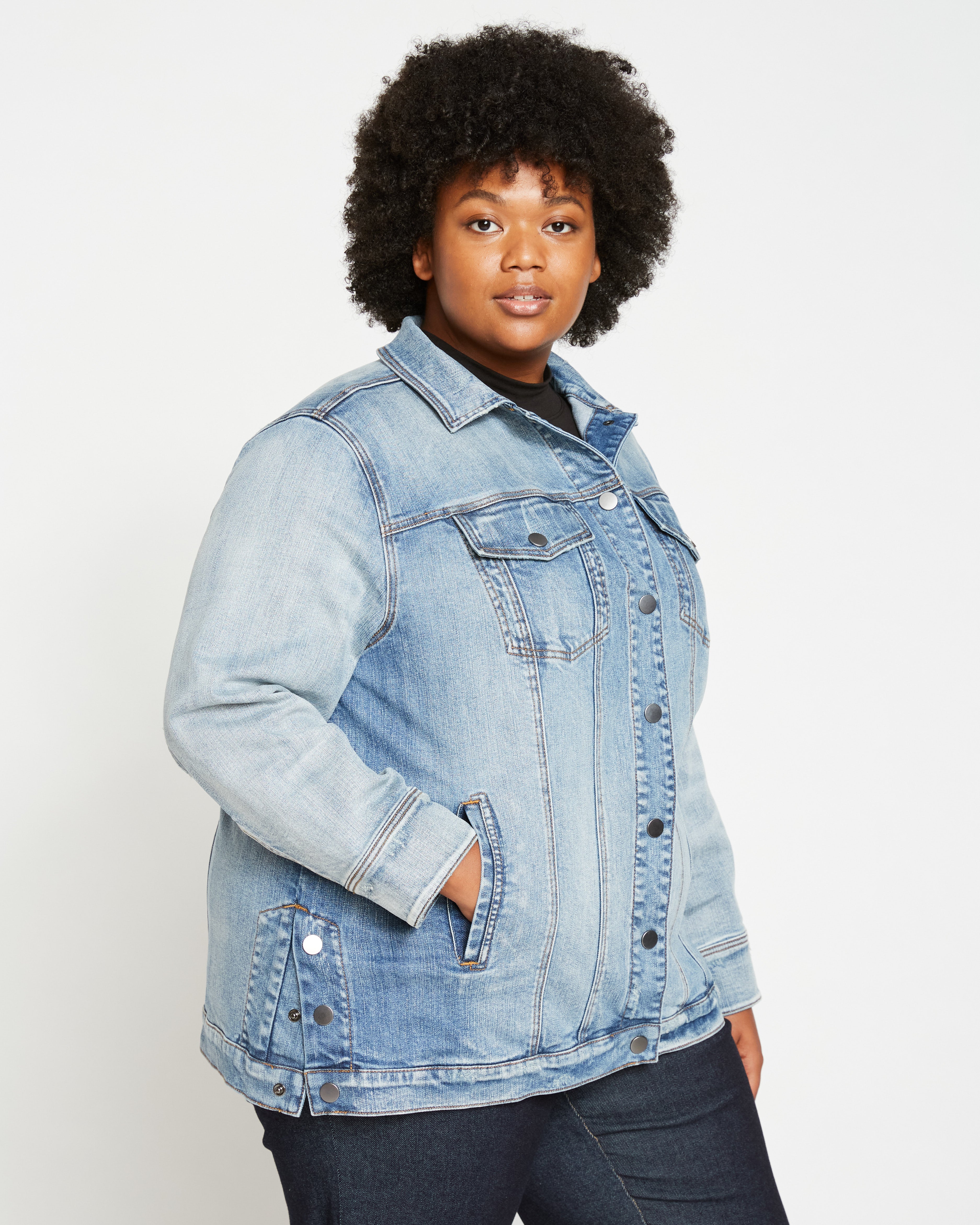 Denim Chore Jacket - Light Blue – Universal Standard