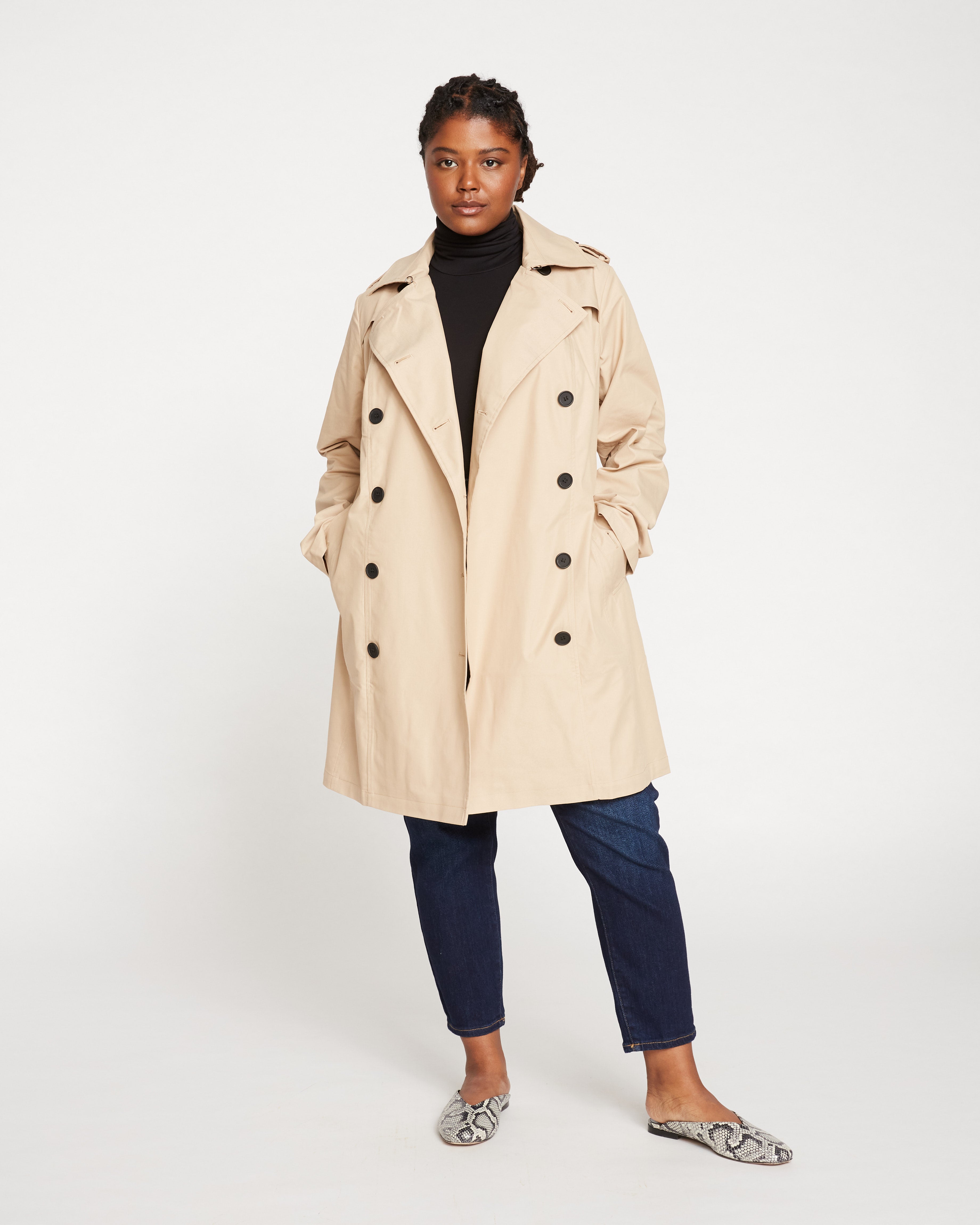 Derjon Trench Coat - Khaki – Universal Standard