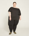 Dolci Short Sleeve Top - Black
