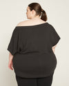 Dolci Short Sleeve Top - Black