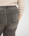 Donna High Rise Curve Straight Leg Jeans 32 Inch - Stonewash Black