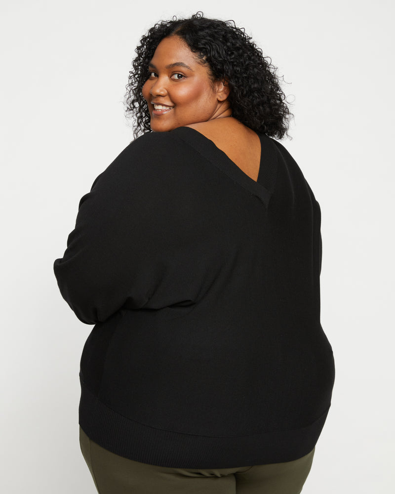 Sweater Blouse - Black
