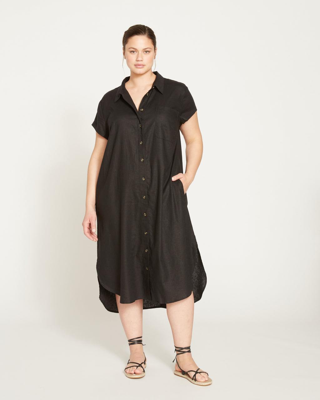 Dune Linen Shirtdress