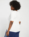 Foundation Short Sleeve Square Neck Tee - Vapor