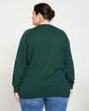 Eco Relaxed Core Sweater - Heather Forest