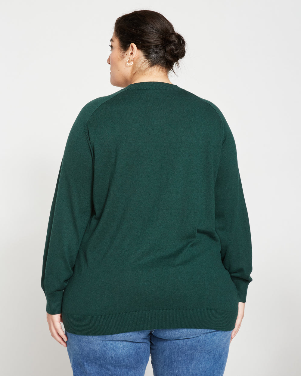 Eco Relaxed Core Sweater - Heather Forest