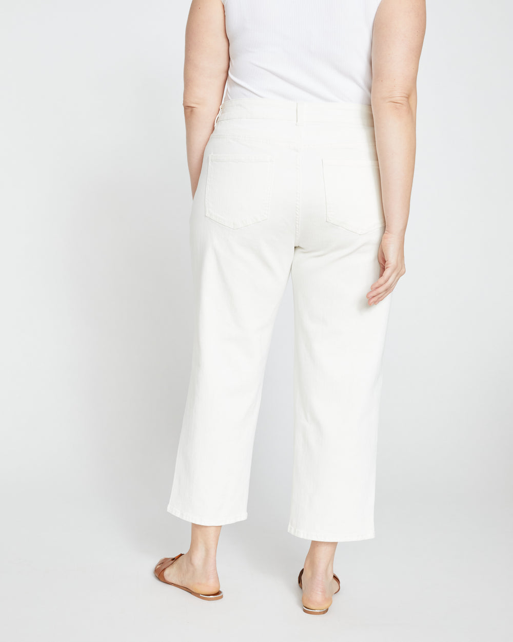 Etta High Rise Straight Leg Jeans 28 Inch - White