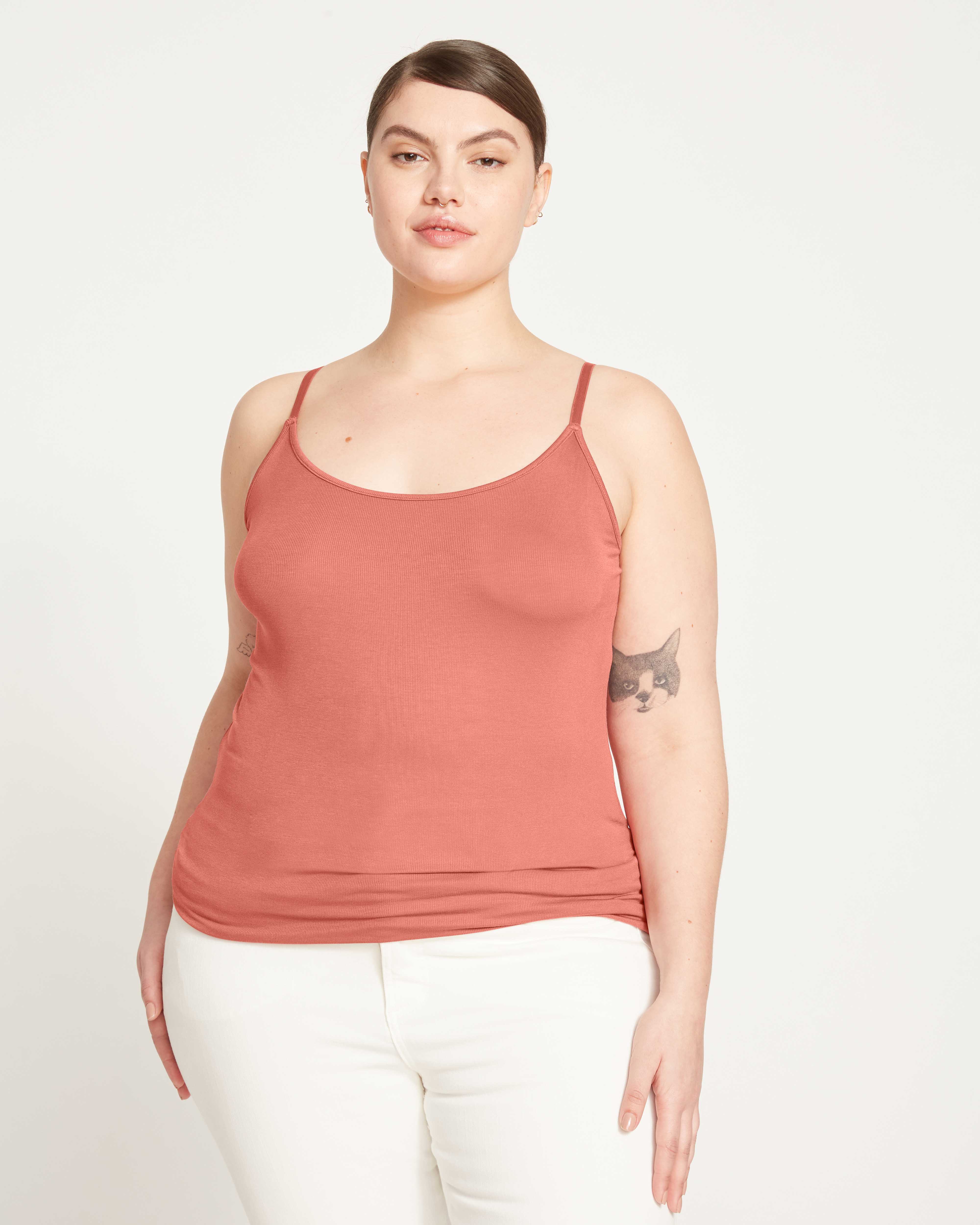 Cloud Rib Camisole - Terracotta – Universal Standard