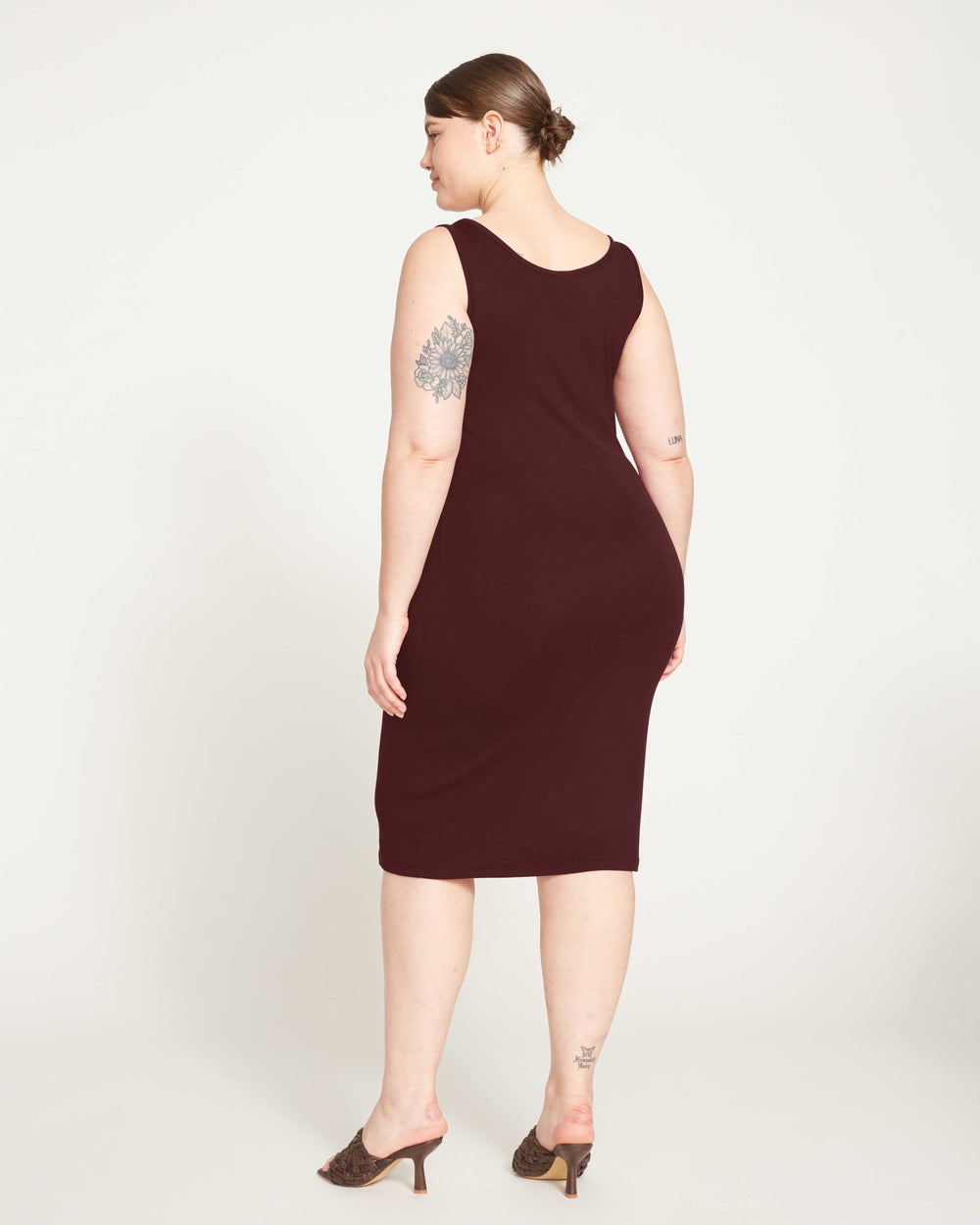 Foundation Tank Dress - Black Cherry