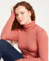 Cloud Rib Turtleneck - Terracotta | Plus Size & Straight Size Women's Fashion | Universal Standard