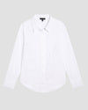 Elbe Stretch Poplin Shirt Classic Fit - White