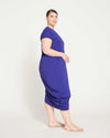 Iconic Geneva V-Neck Dress - Lapis