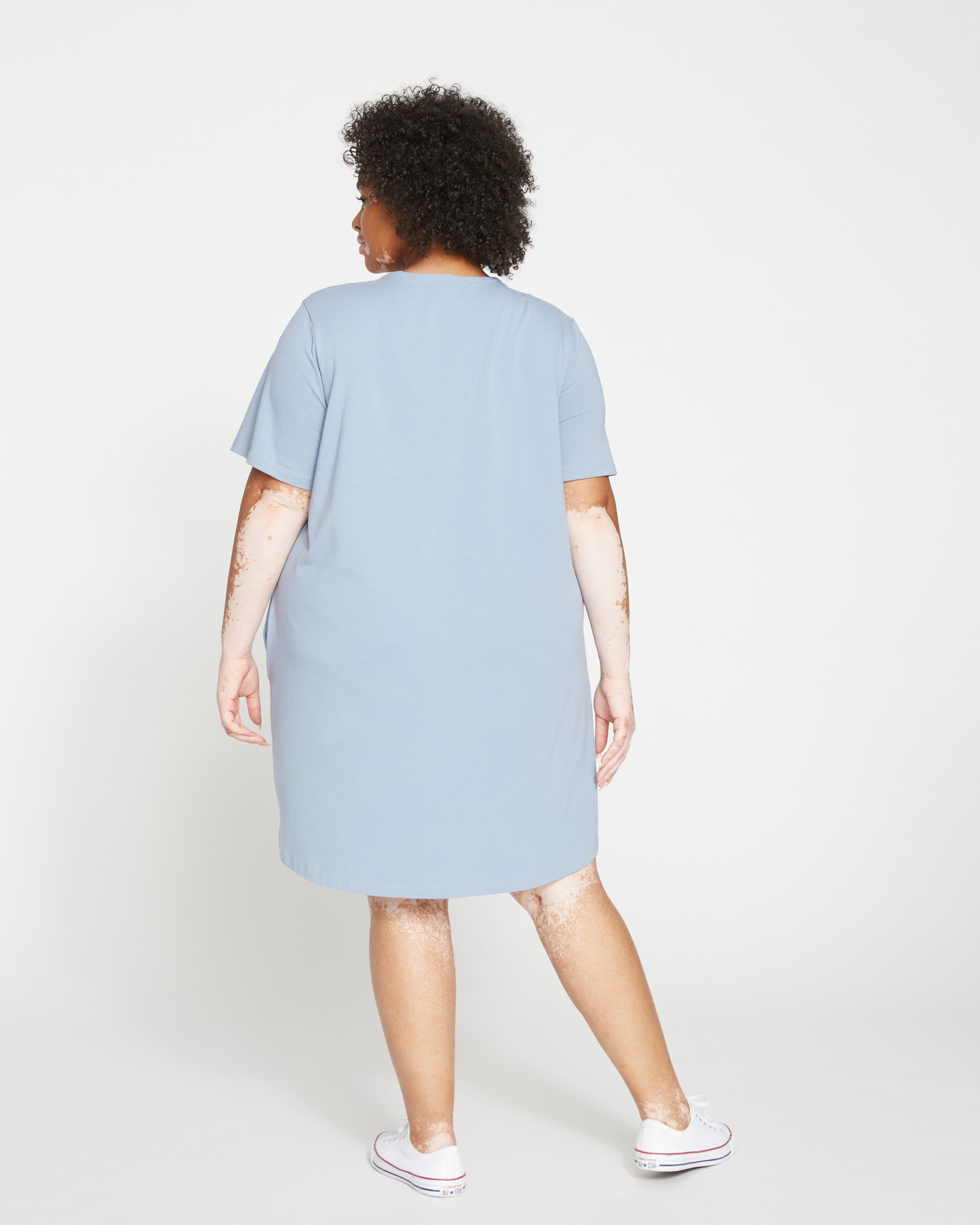 Halie T-Shirt Dress - Cool Grey – Universal Standard
