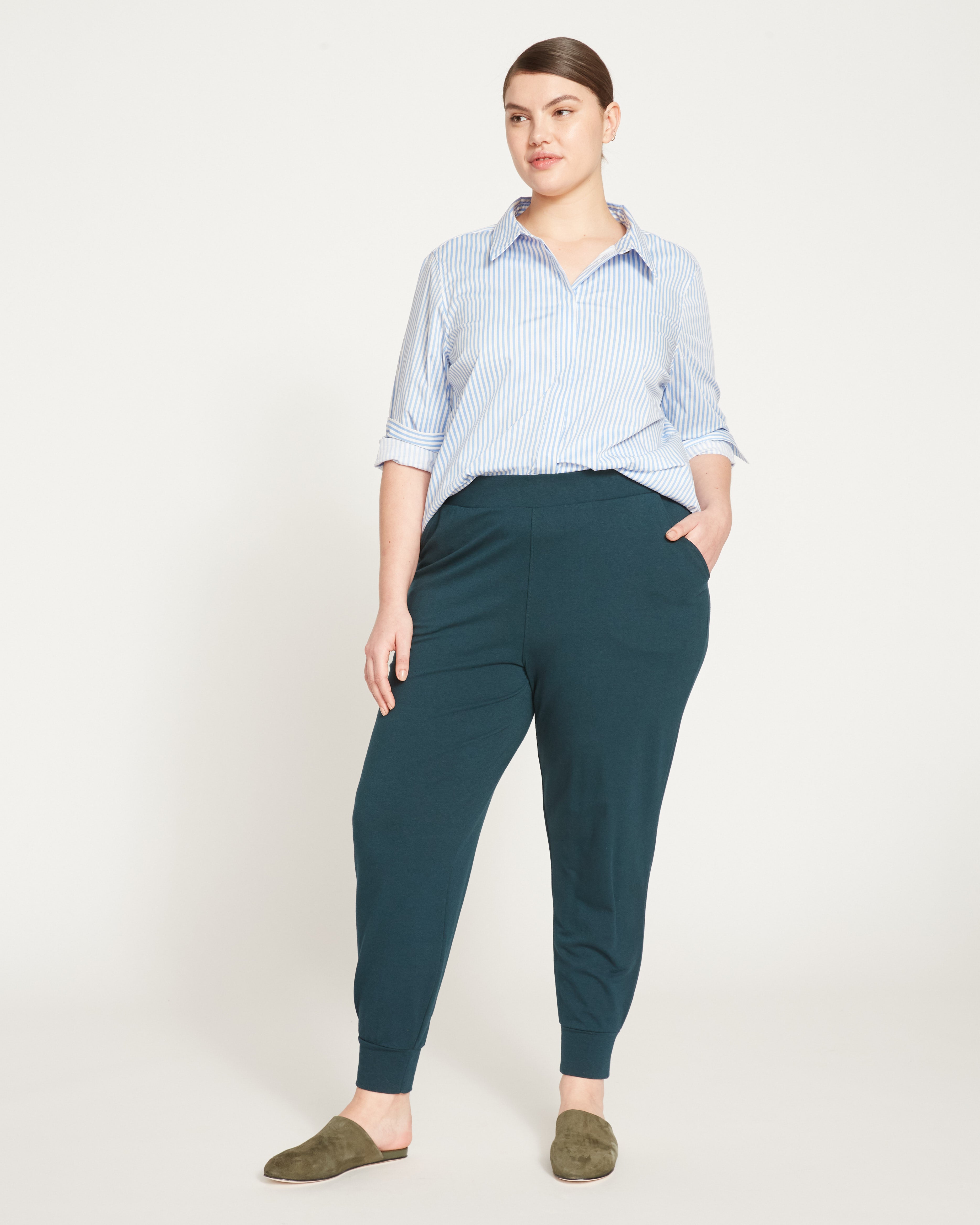 Super Soft Terry Joggers - Deep Sea – Universal Standard