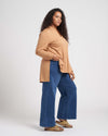 Groove High-Low Pique Tunic - Camel