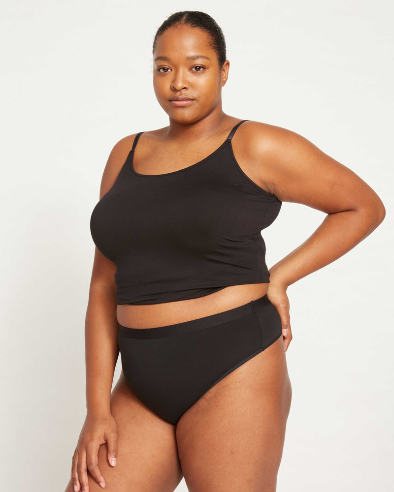 UltimateS High Rise Thong - Black