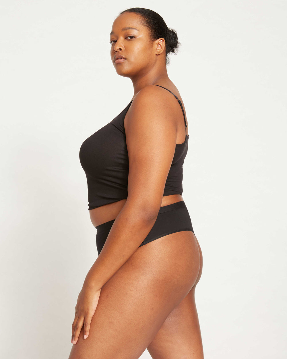 UltimateS High Rise Thong - Black