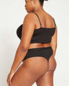 UltimateS High Rise Thong - Black