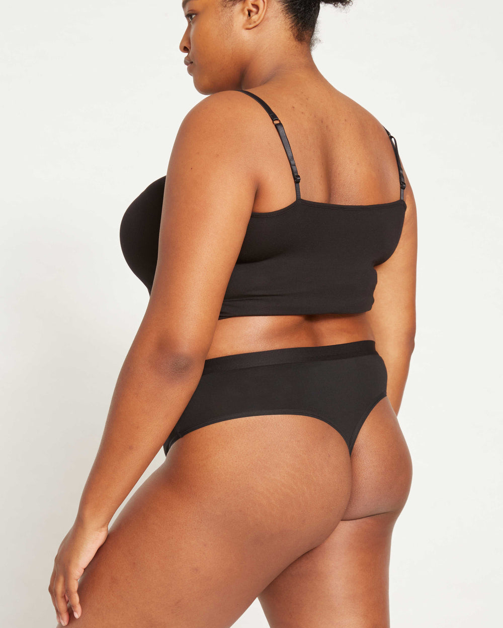 UltimateS High Rise Thong - Black