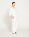 Iris Linen Blend Easy Pull-On Pants - White | Plus Size & Straight Size Women's Fashion | Universal Standard