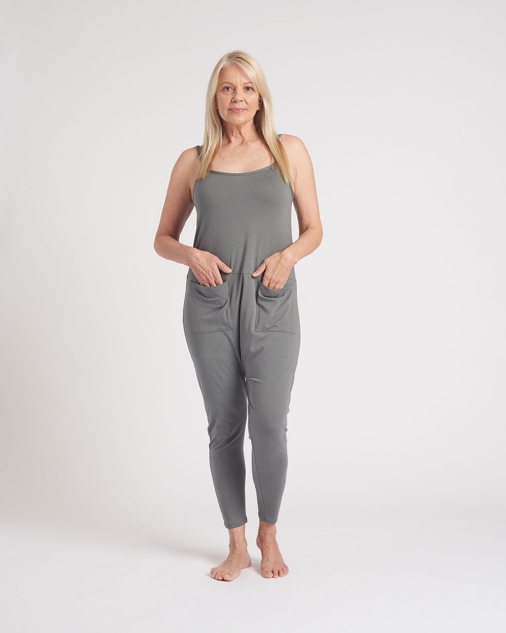 Jackson Sleeveless Jumpsuit - Sage