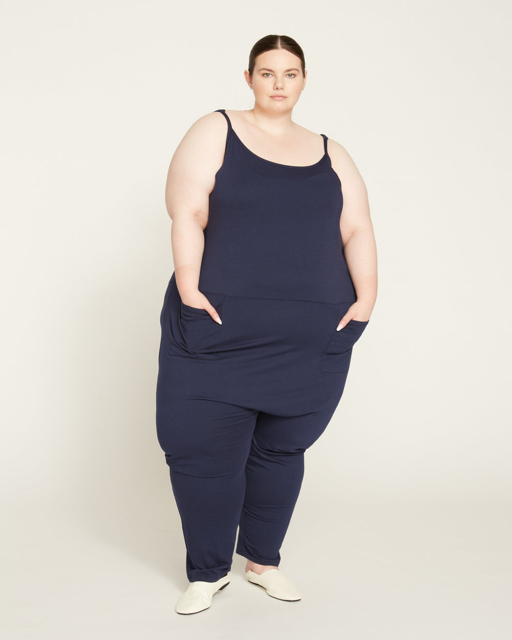 Jackson Sleeveless Jumpsuit - Navy