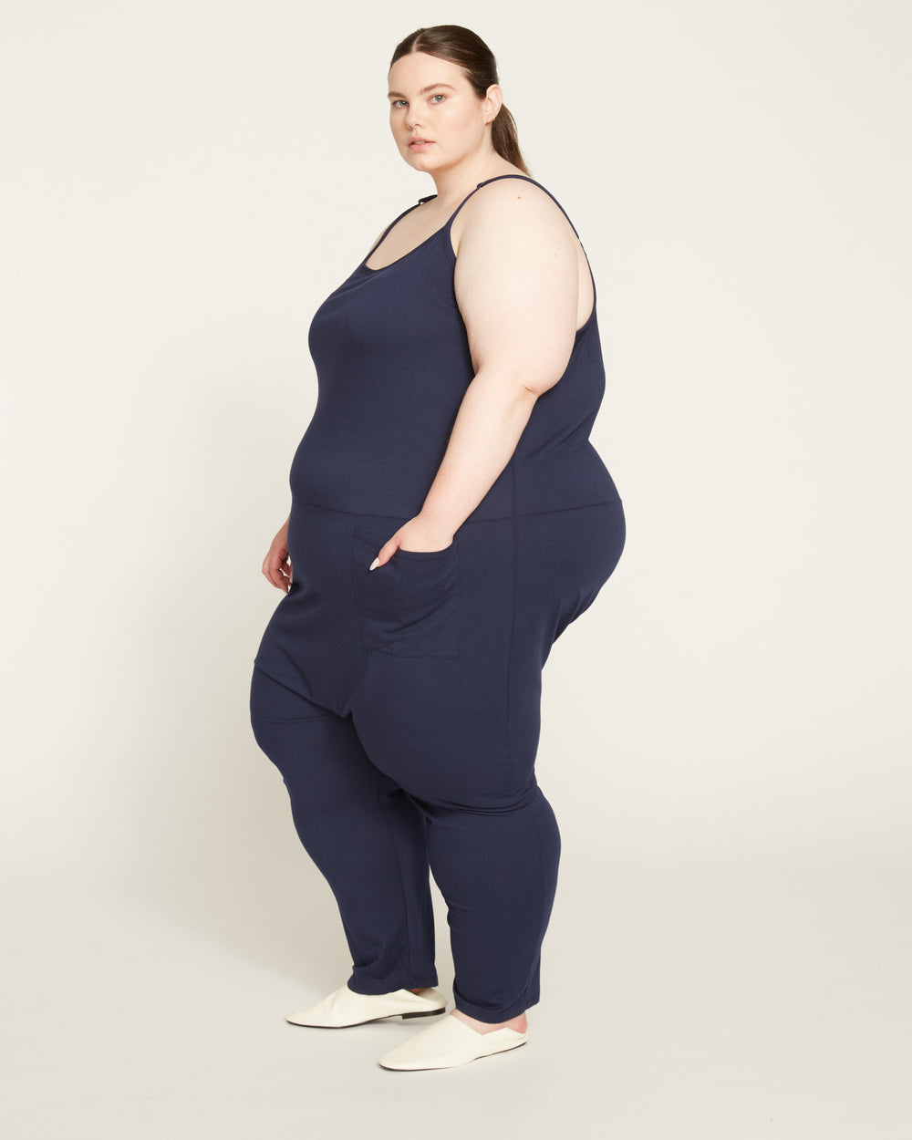 Jackson Sleeveless Jumpsuit - Navy