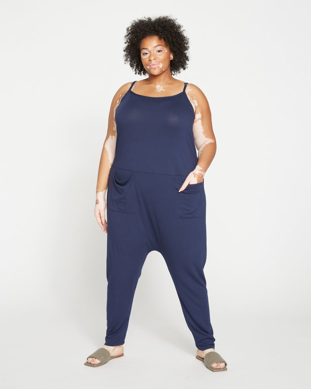 Jackson Sleeveless Jumpsuit - Navy