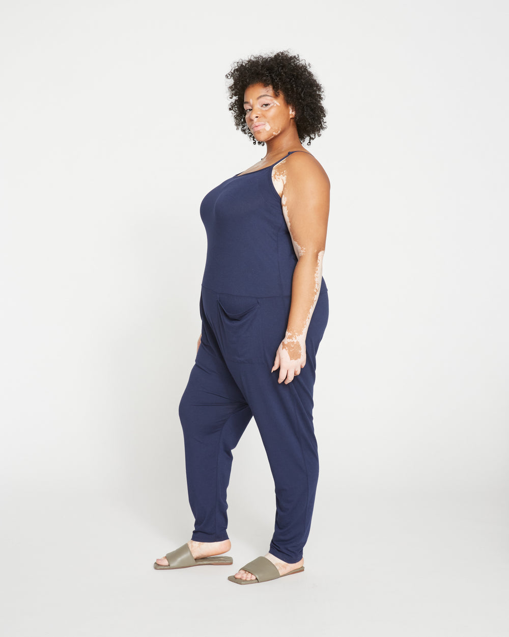 Jackson Sleeveless Jumpsuit - Navy