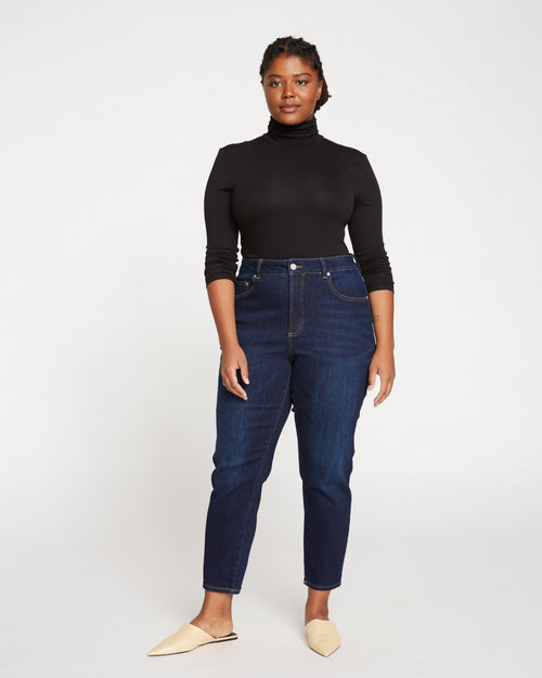 Joni High Rise Curve Slim Leg Jeans 27 Inch - Midnight Blue | Plus Size & Straight Size Women's Fashion | Universal Standard