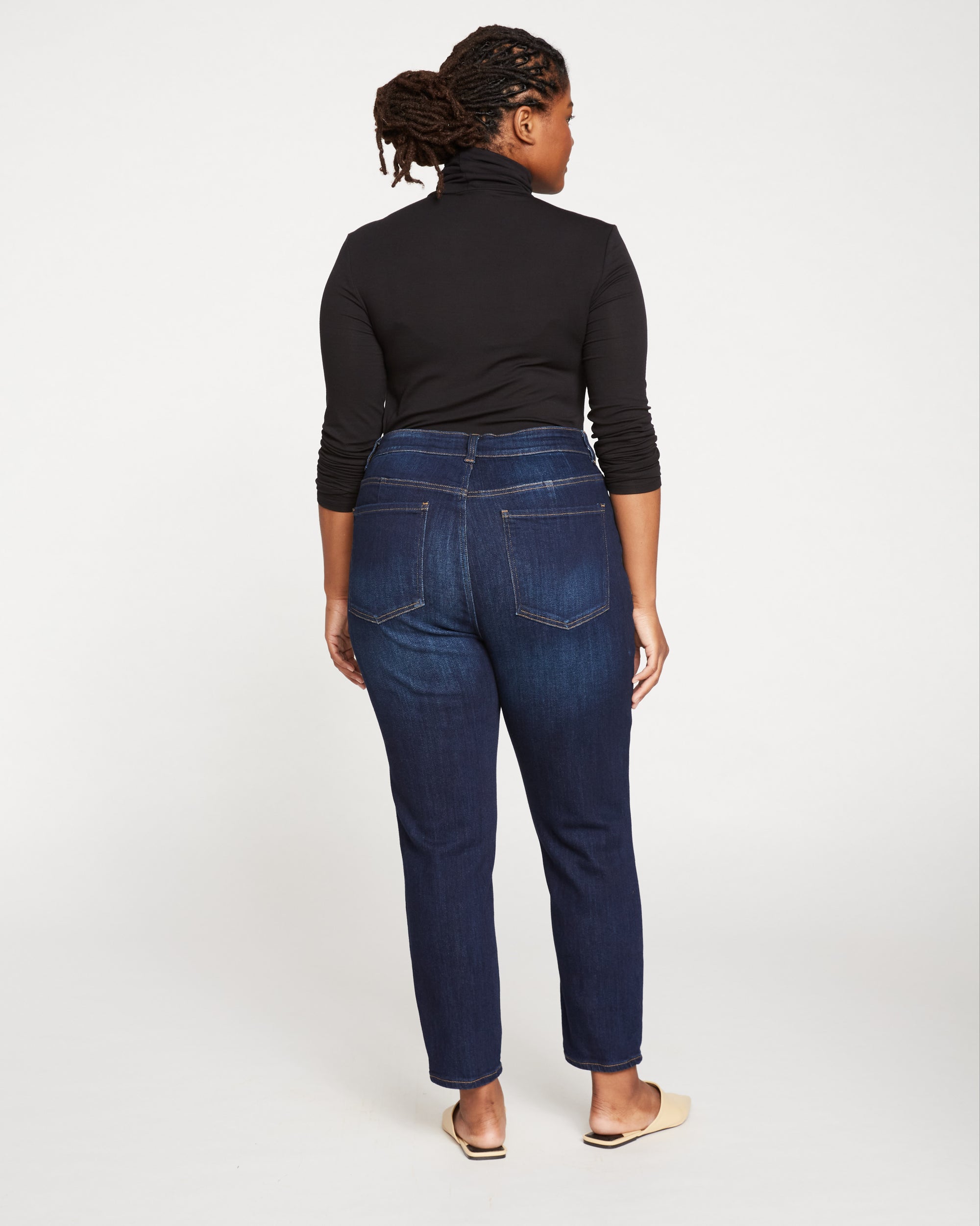 Joni High Rise Curve Slim Leg Jeans 27 Inch - Midnight Blue