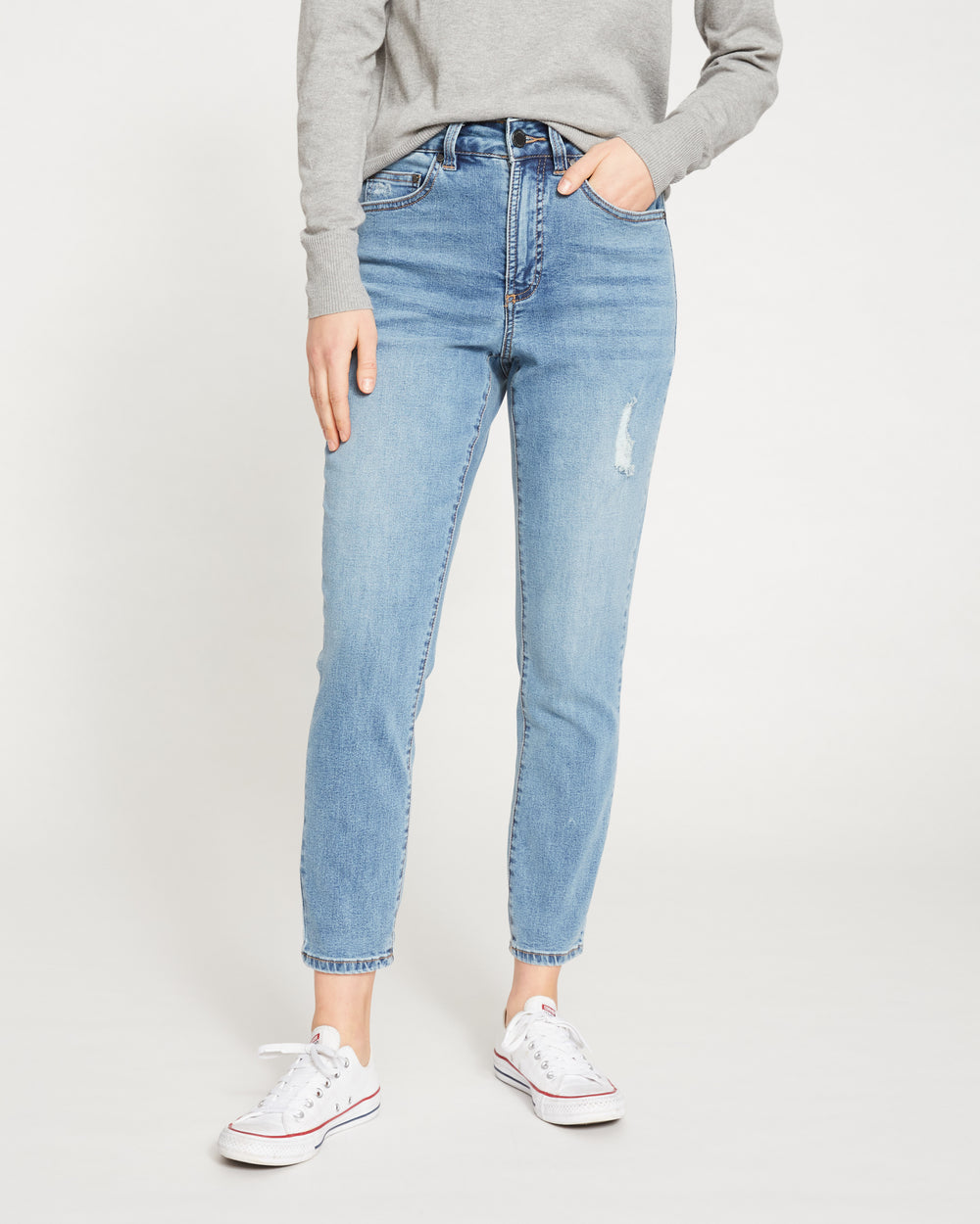 Joni High Rise Curve Slim Leg Jeans 27 Inch - Vintage Indigo