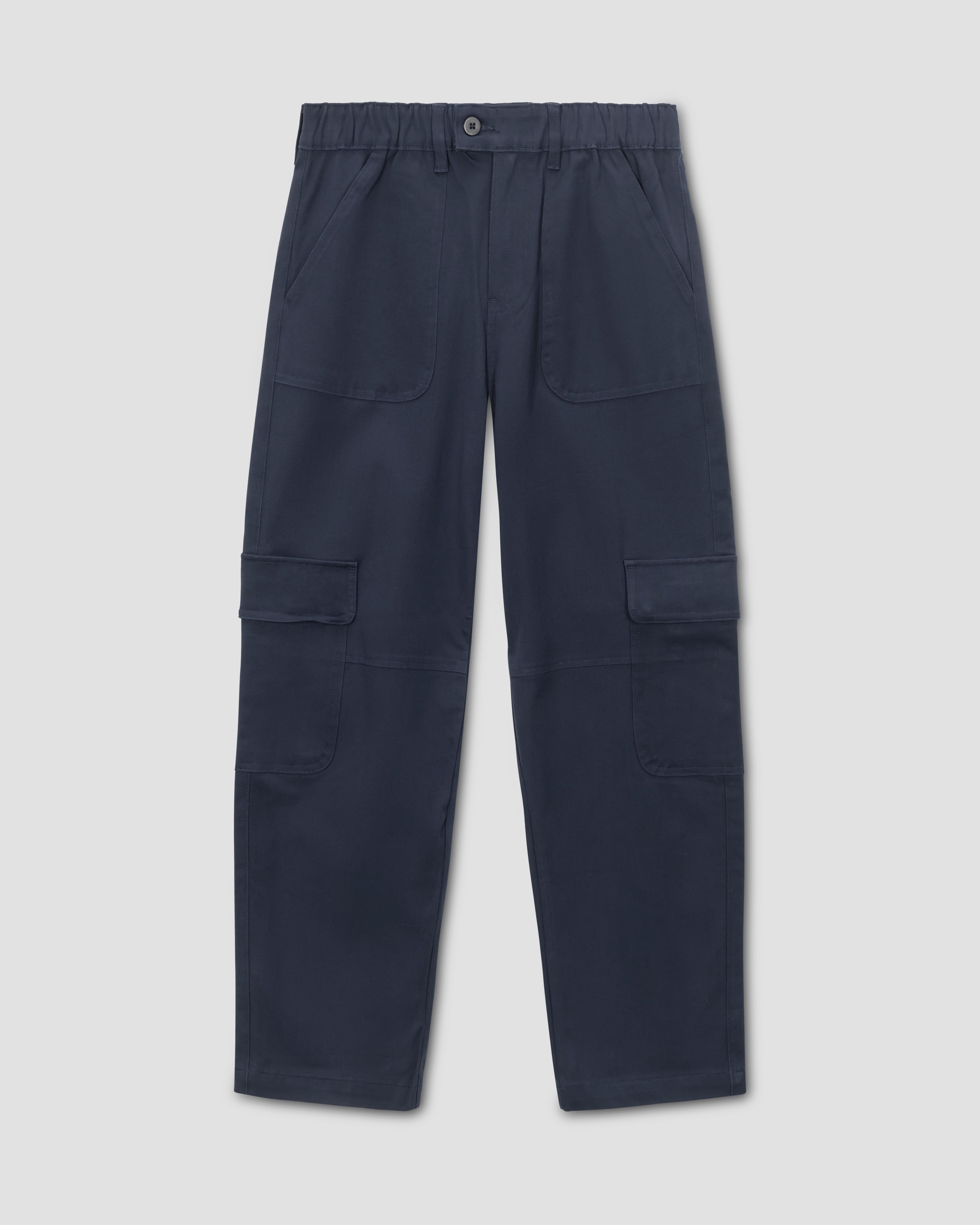 Karlee Stretch Cotton Twill Cargo Pants - Navy – Universal Standard