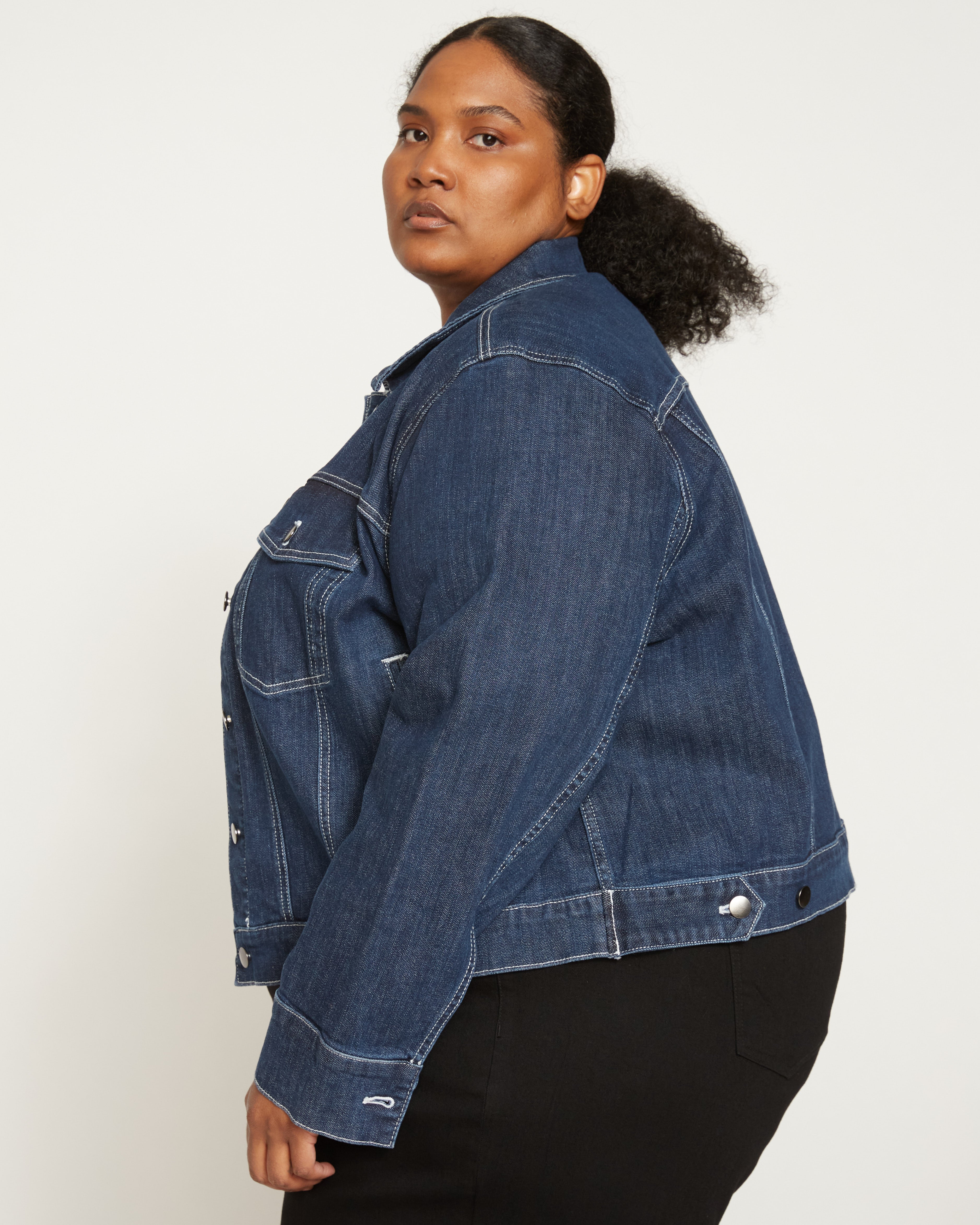 Kelsey Denim Jacket - Dark Indigo – Universal Standard