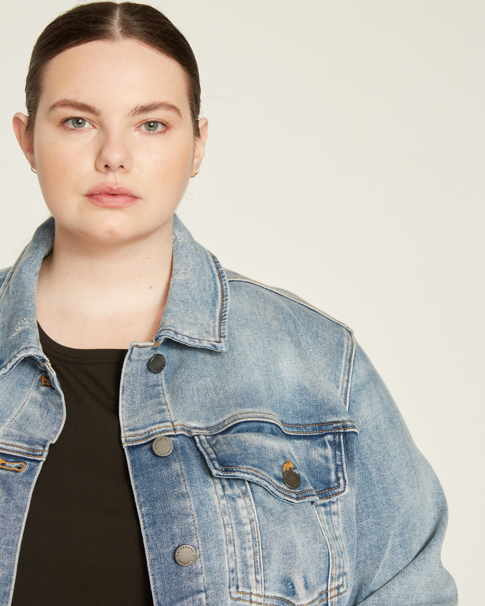 Kelsey Denim Jacket - Light Blue