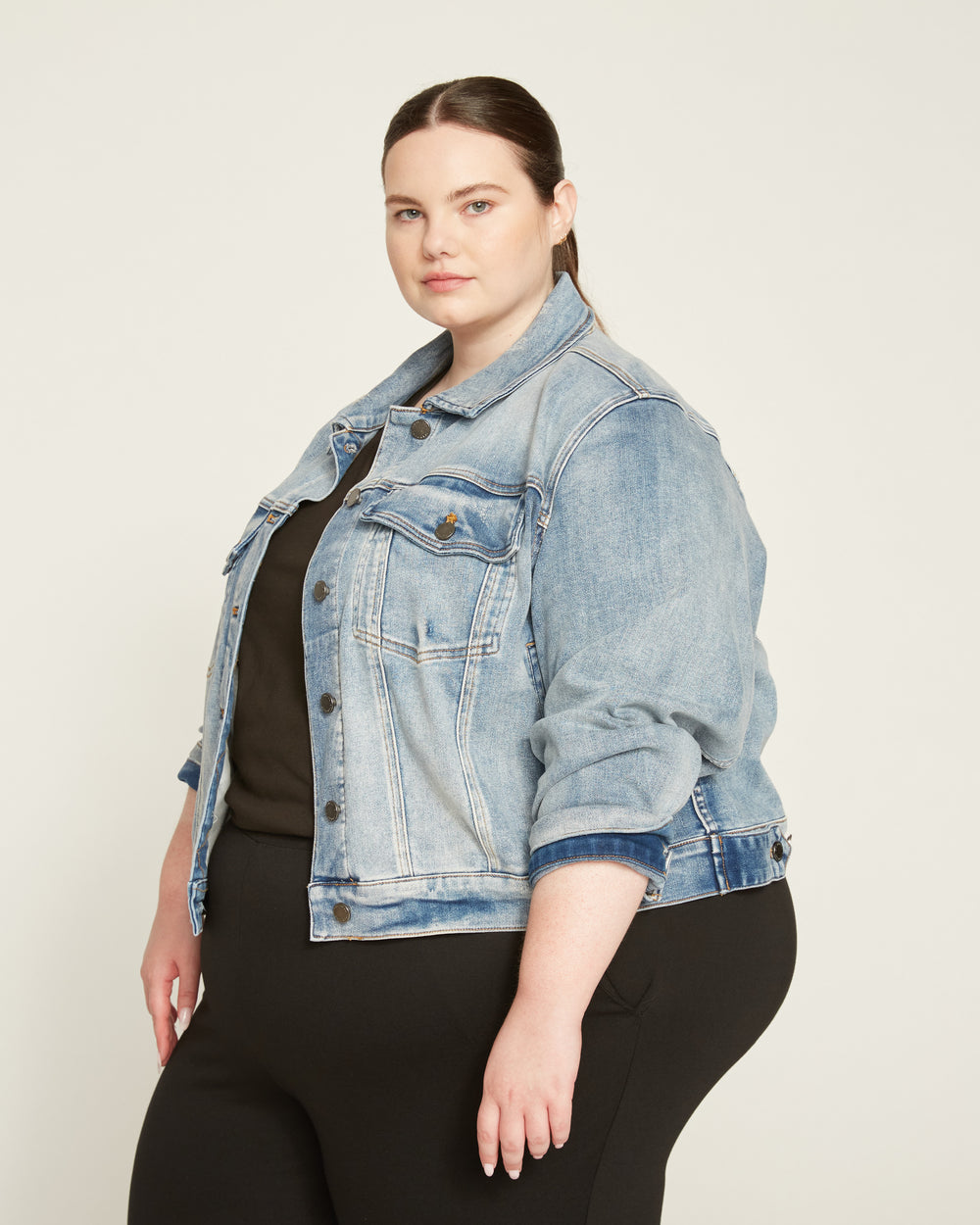 Kelsey Denim Jacket - Light Blue