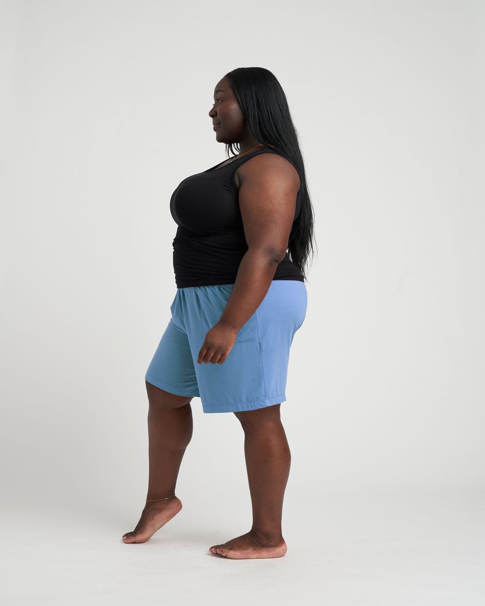 Lorelai Lounge Shorts - Cerulean
