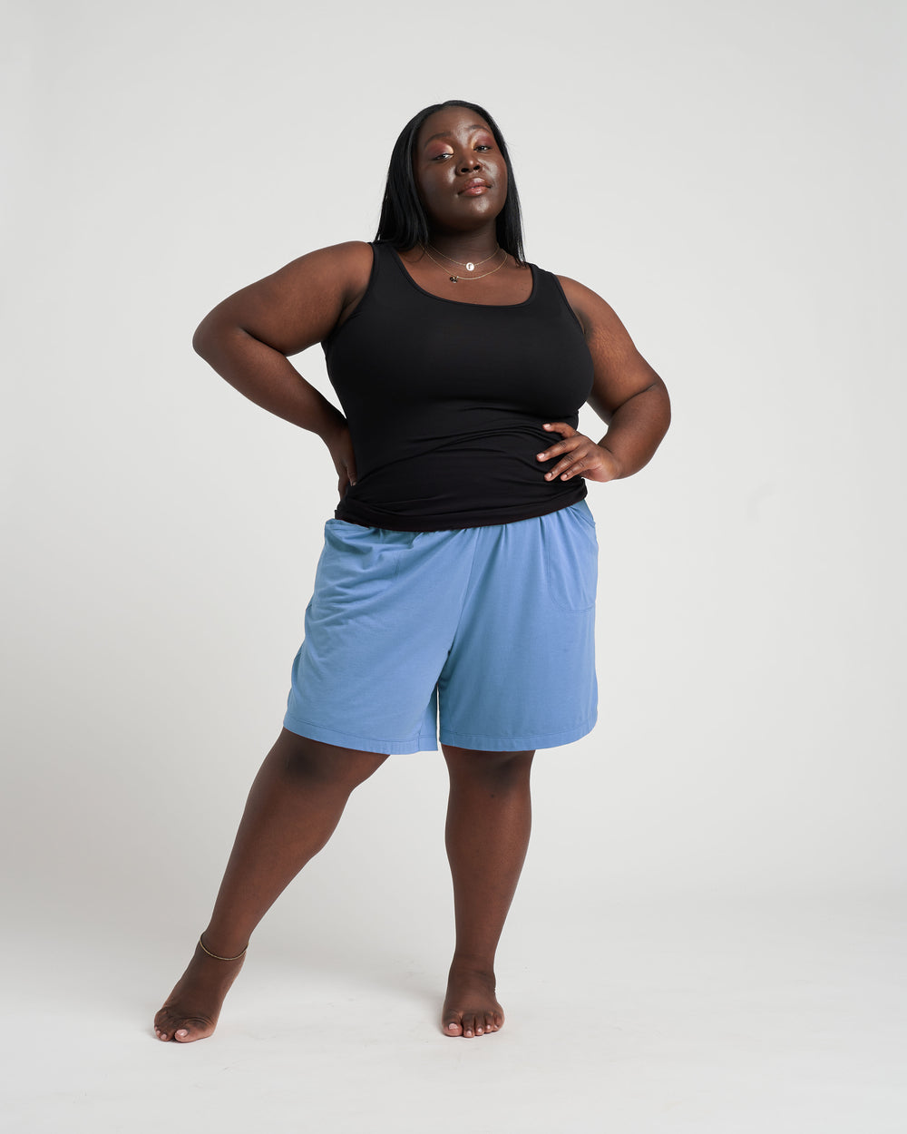 Lorelai Lounge Shorts - Cerulean
