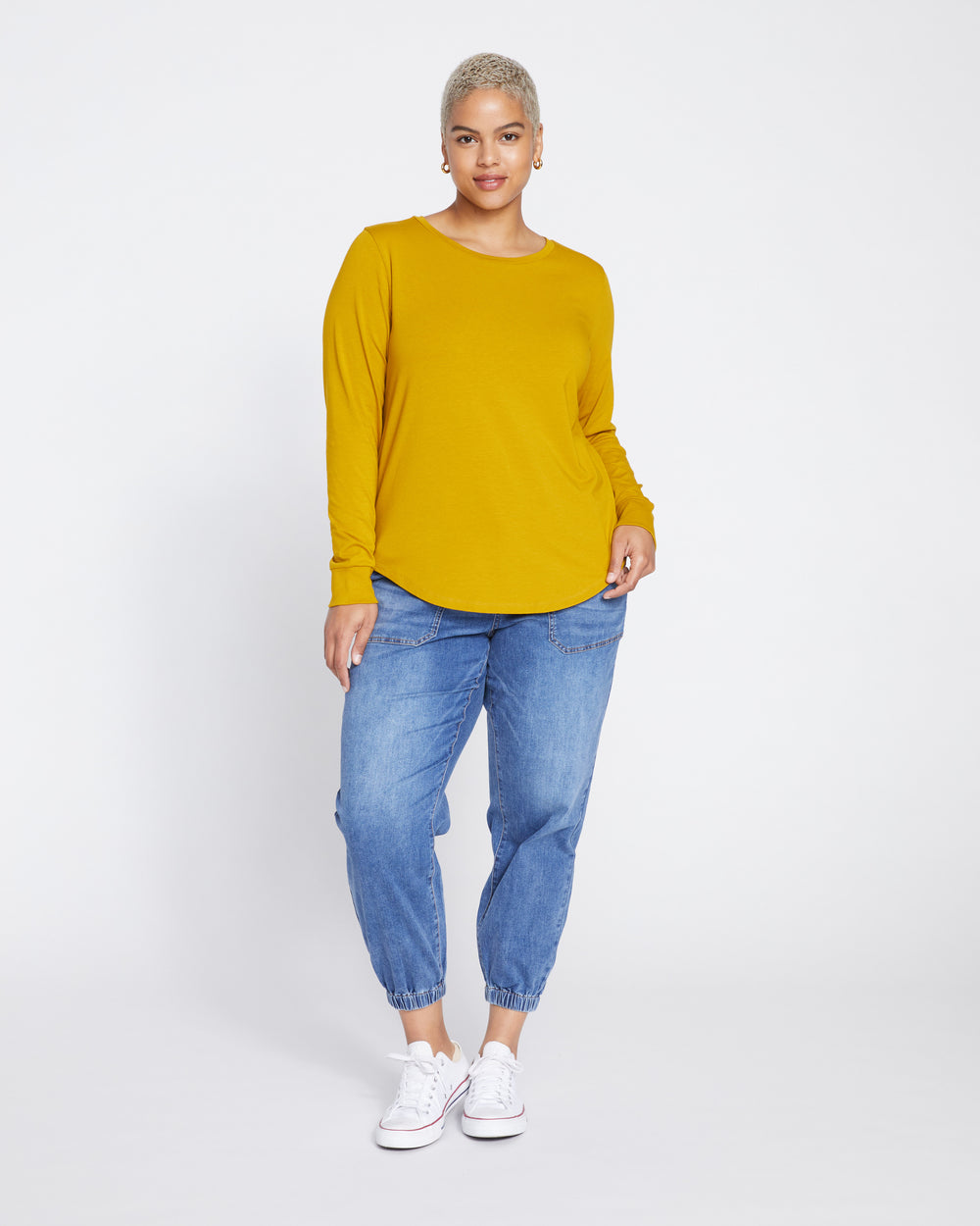 Long Sleeve Tee Rex - Mustard