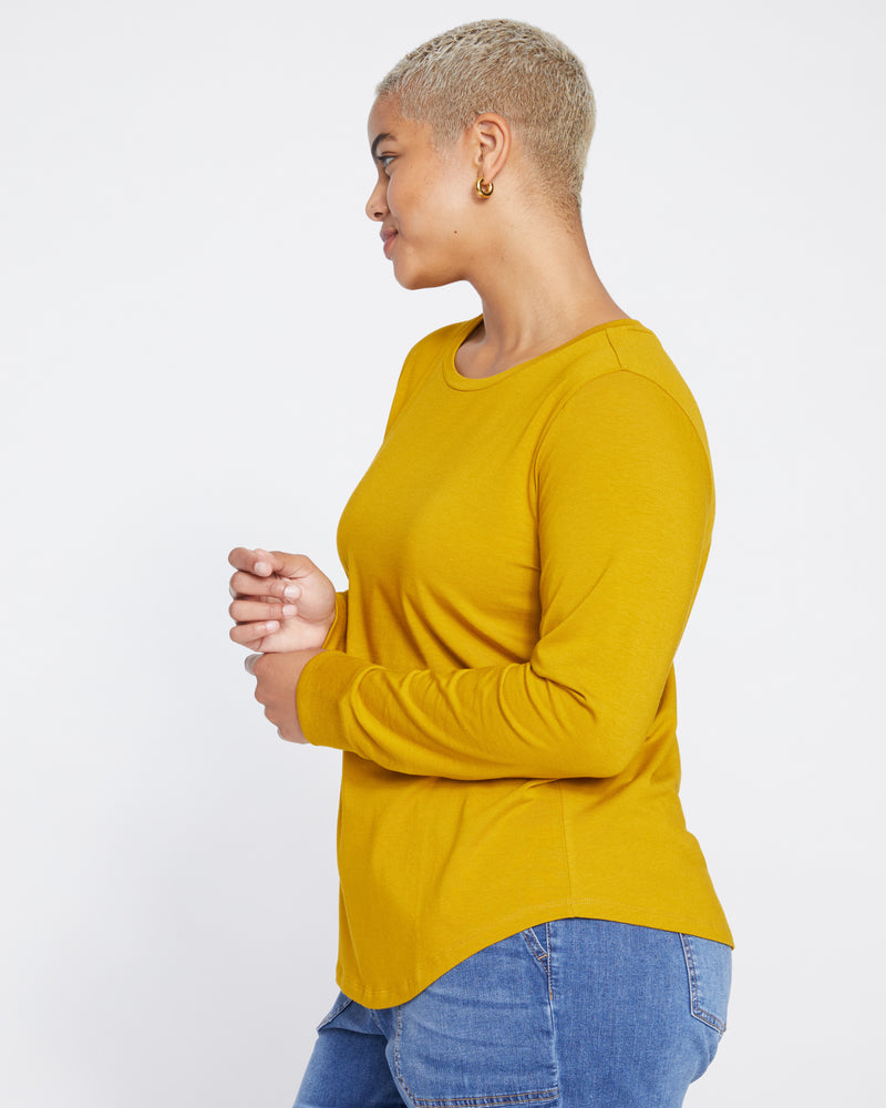 Long Sleeve Tee Rex - Mustard