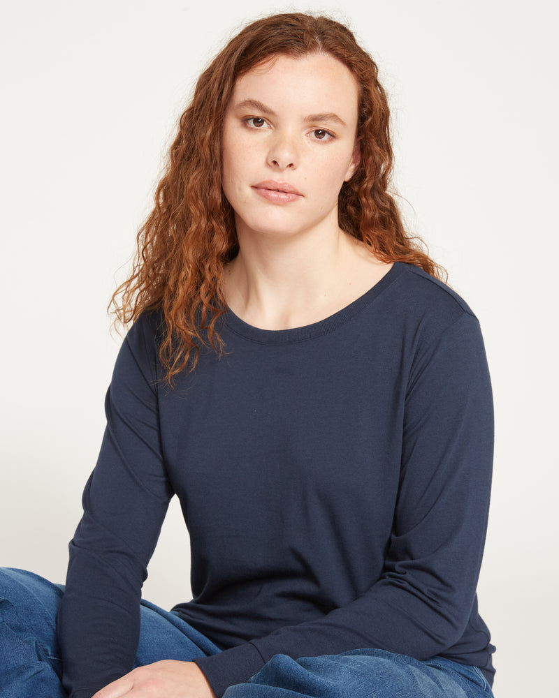 Long Sleeve Tee Rex - Navy