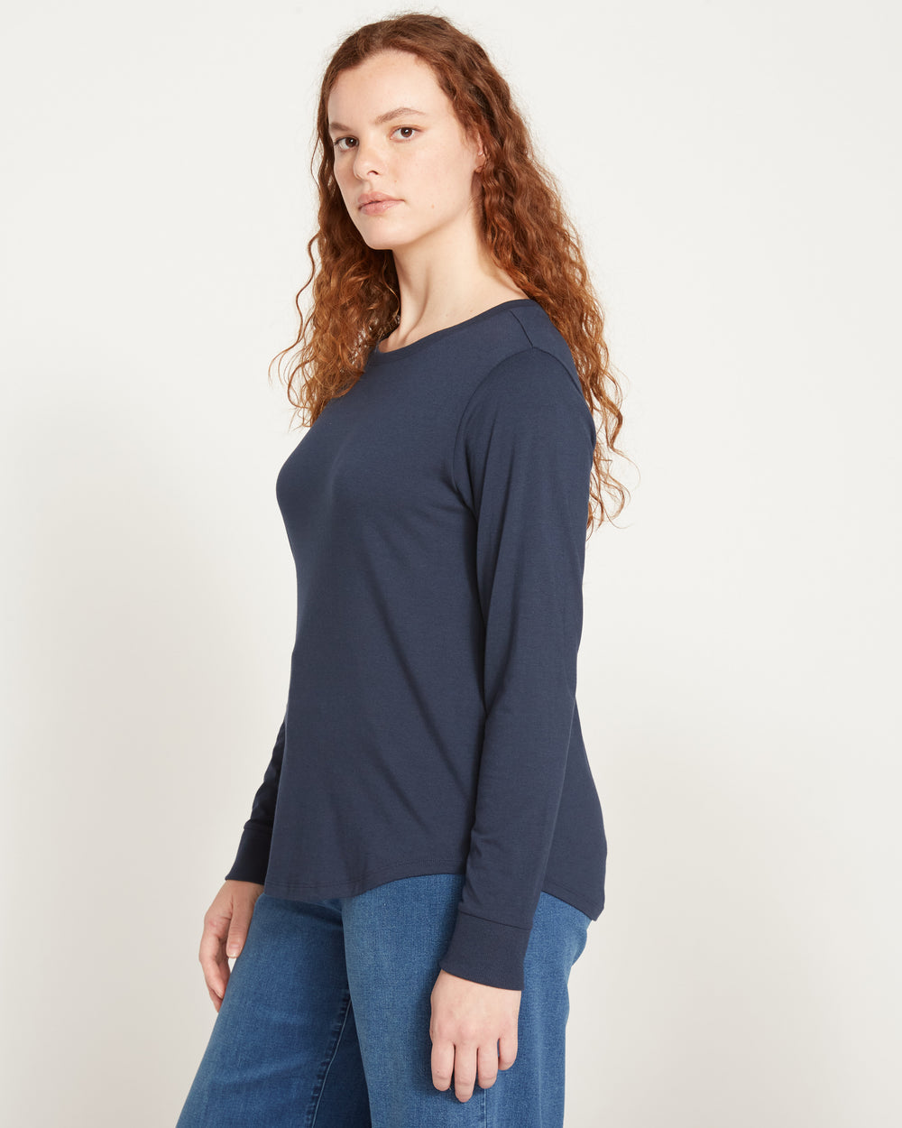 Long Sleeve Tee Rex - Navy
